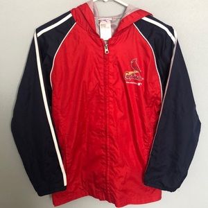 St. Louis Cardinals 10/12 light weight kids jacket.
